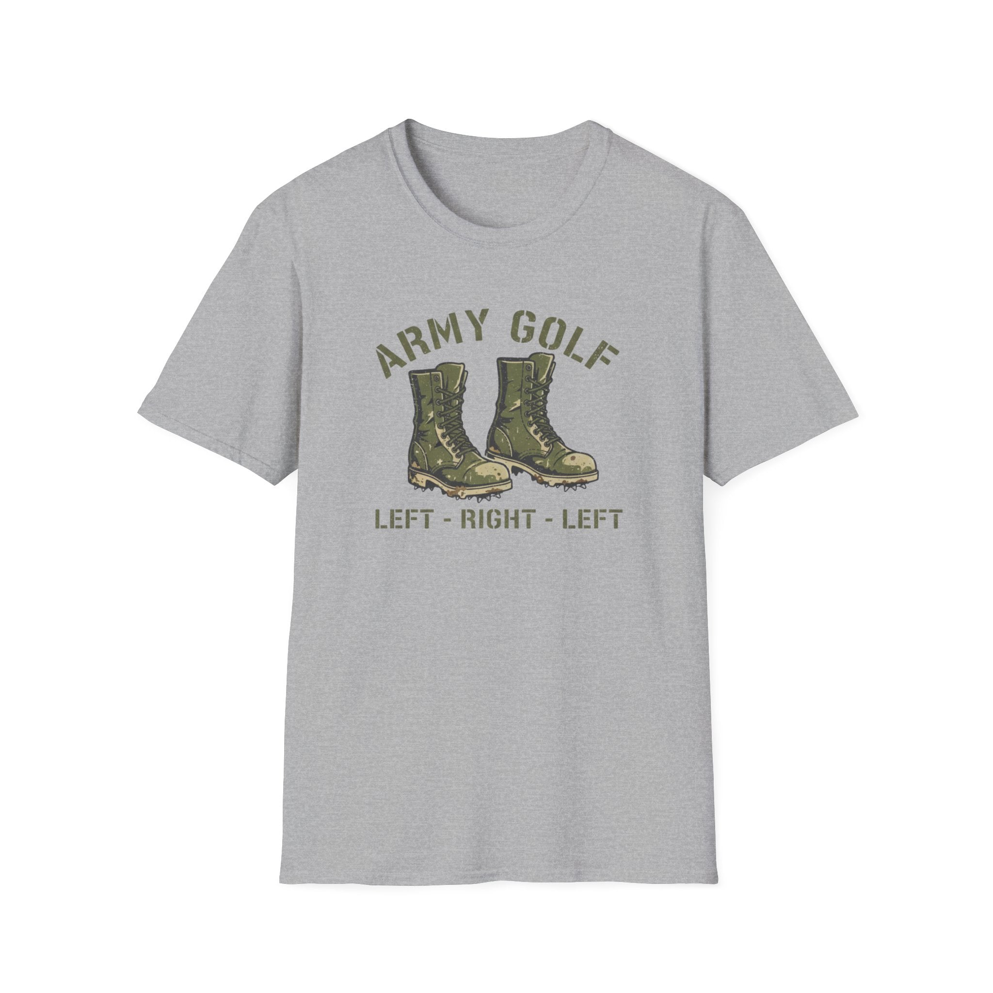 Army Golf T-Shirt — "Left · Right · Left"