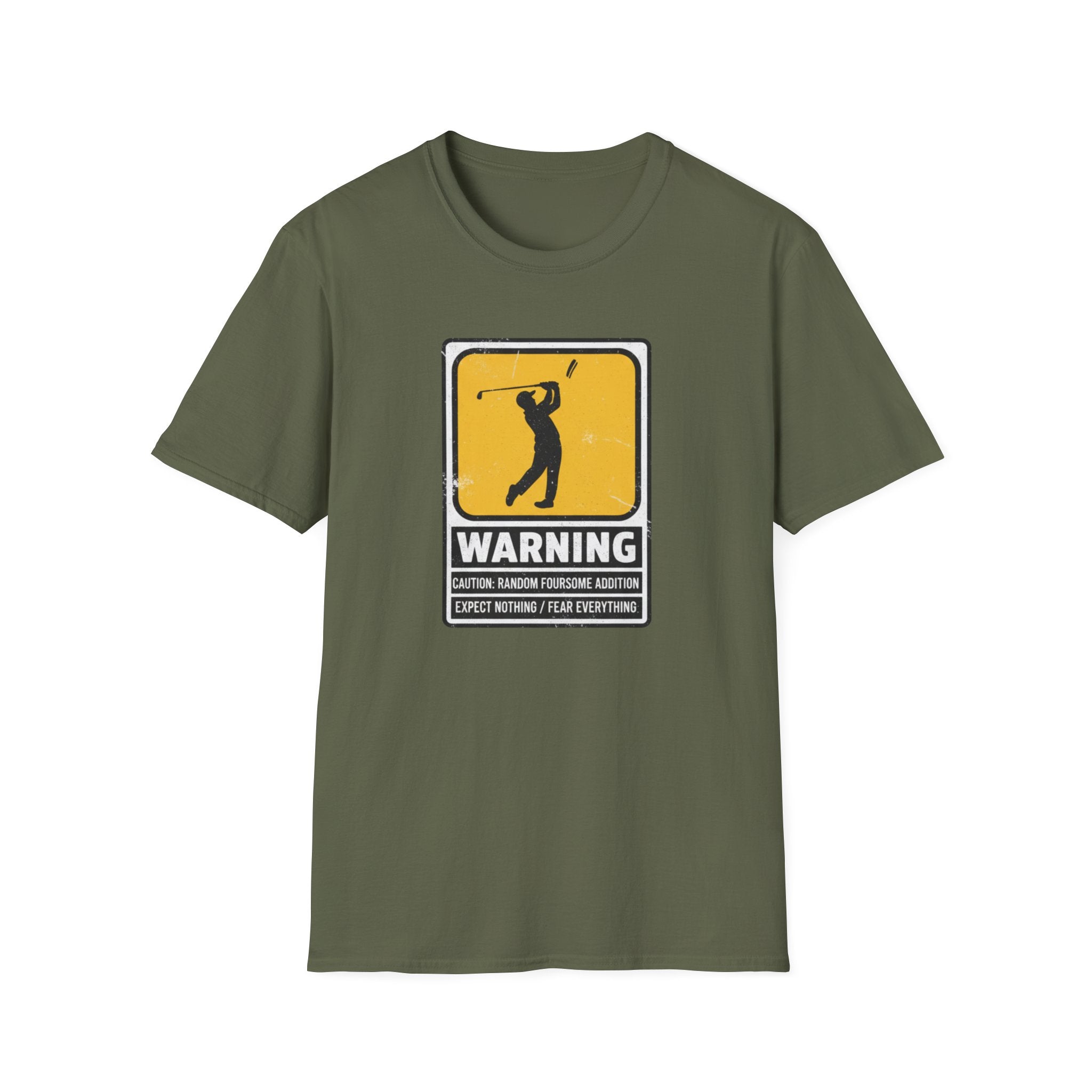 Golf Warning Sign T-Shirt