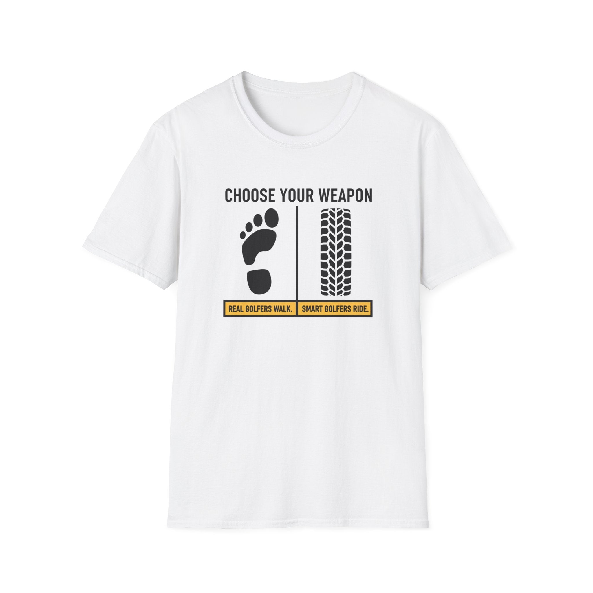 Choose Your Weapon Golf T-Shirt