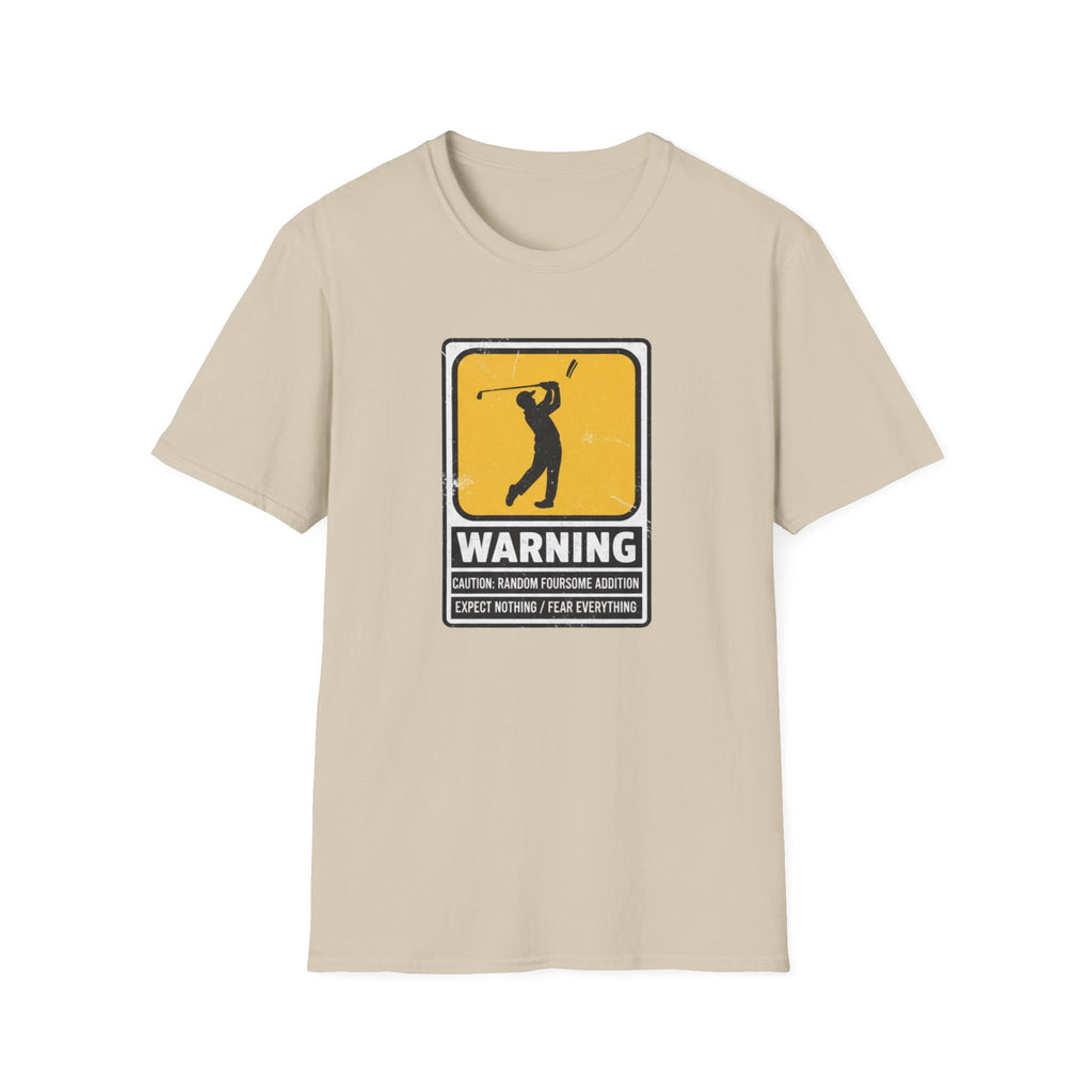 Golf Warning Sign T-Shirt