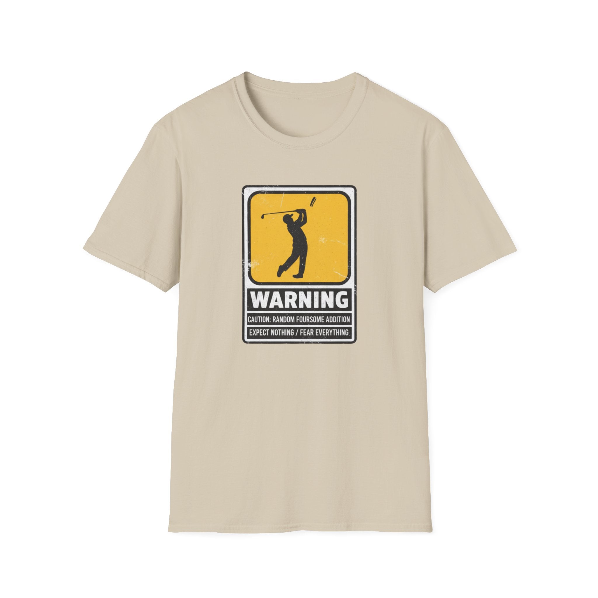 Golf Warning Sign T-Shirt