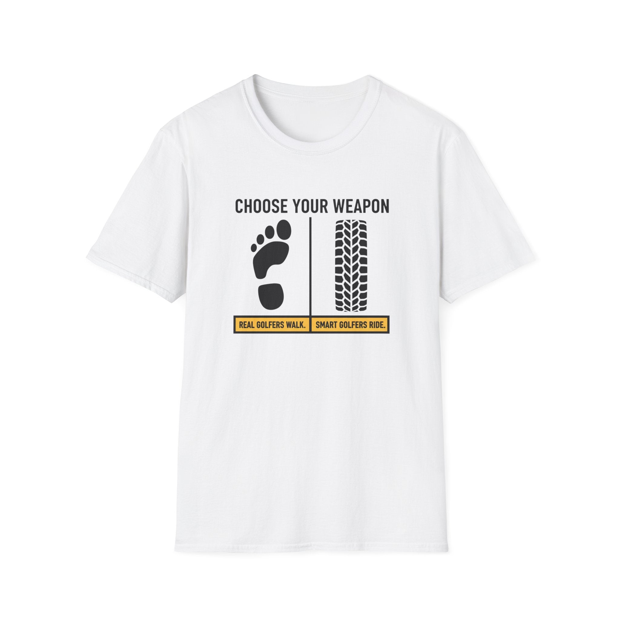 Choose Your Weapon Golf T-Shirt