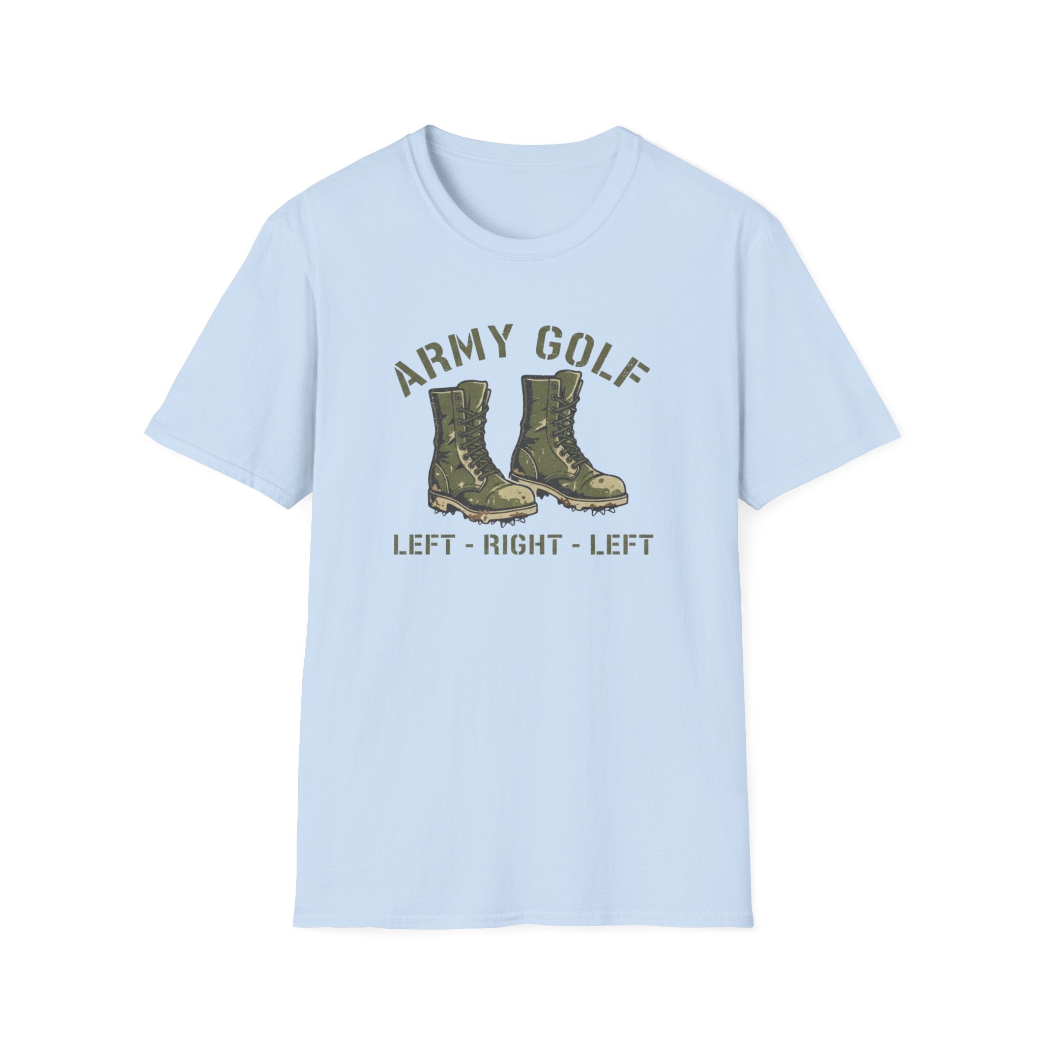 Army Golf T-Shirt — "Left · Right · Left"