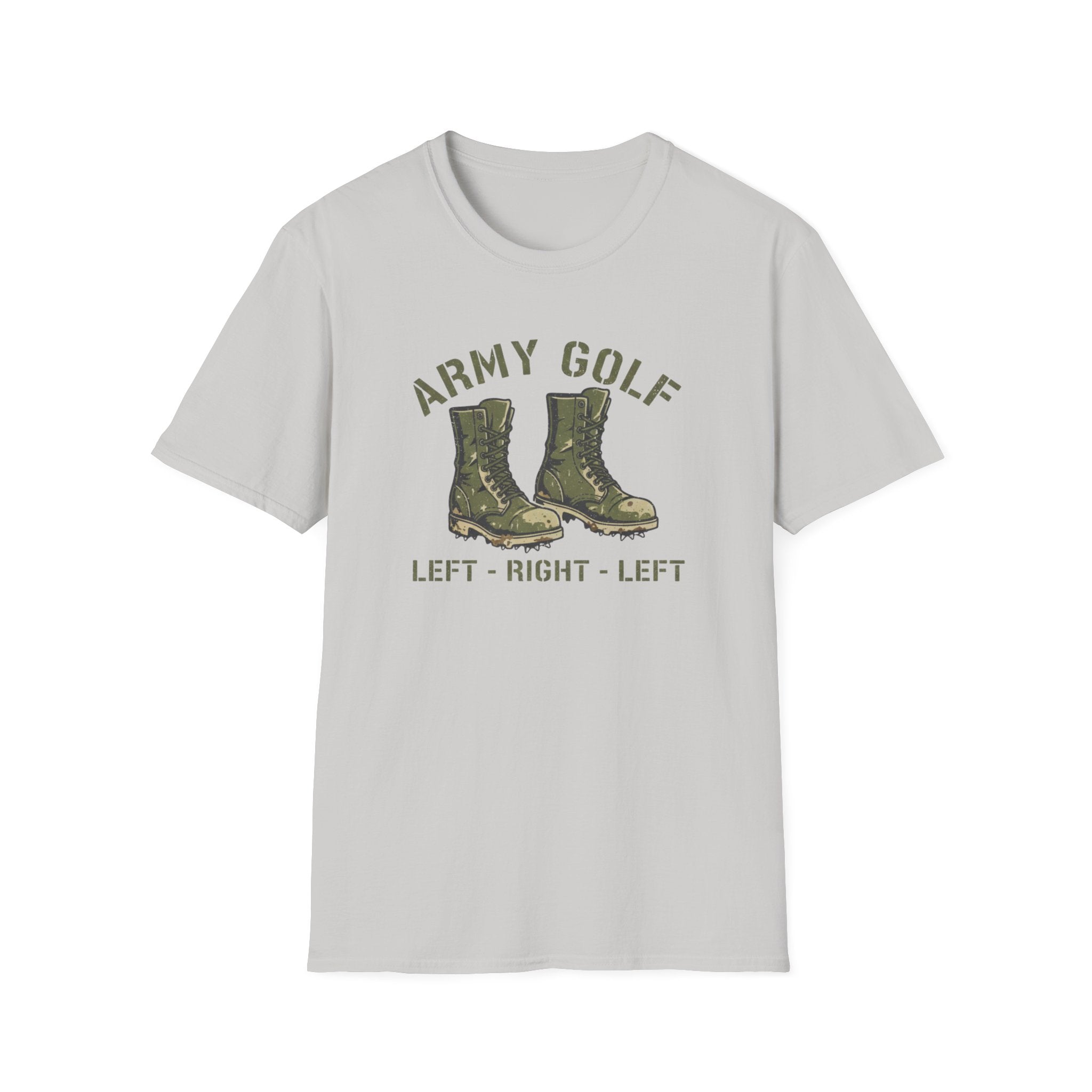 Army Golf T-Shirt — "Left · Right · Left"