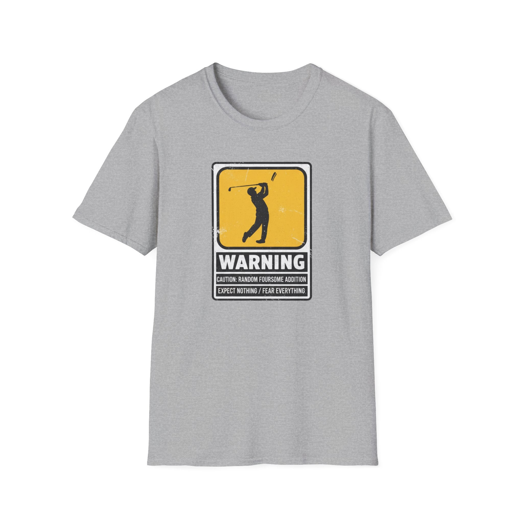 Golf Warning Sign T-Shirt