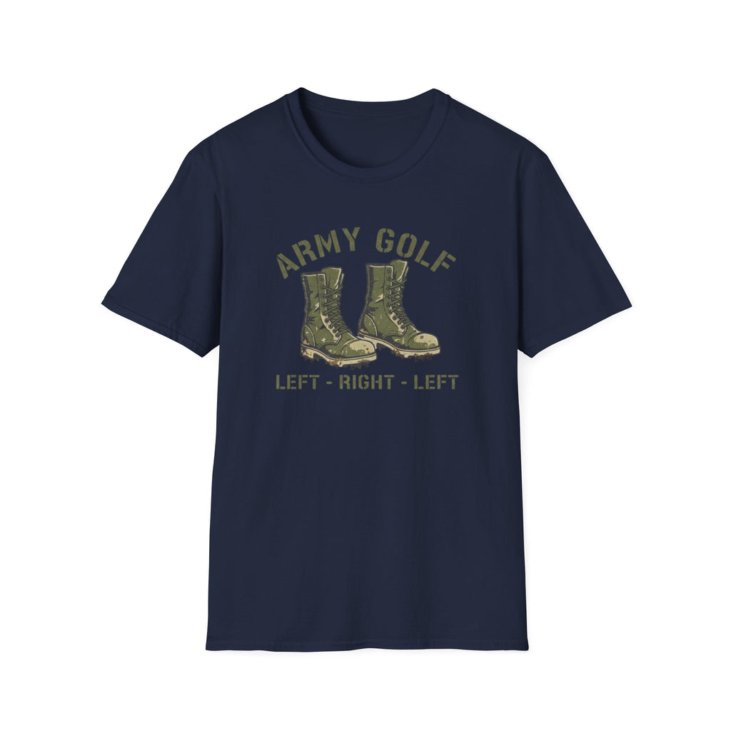 Army Golf T-Shirt — "Left · Right · Left"