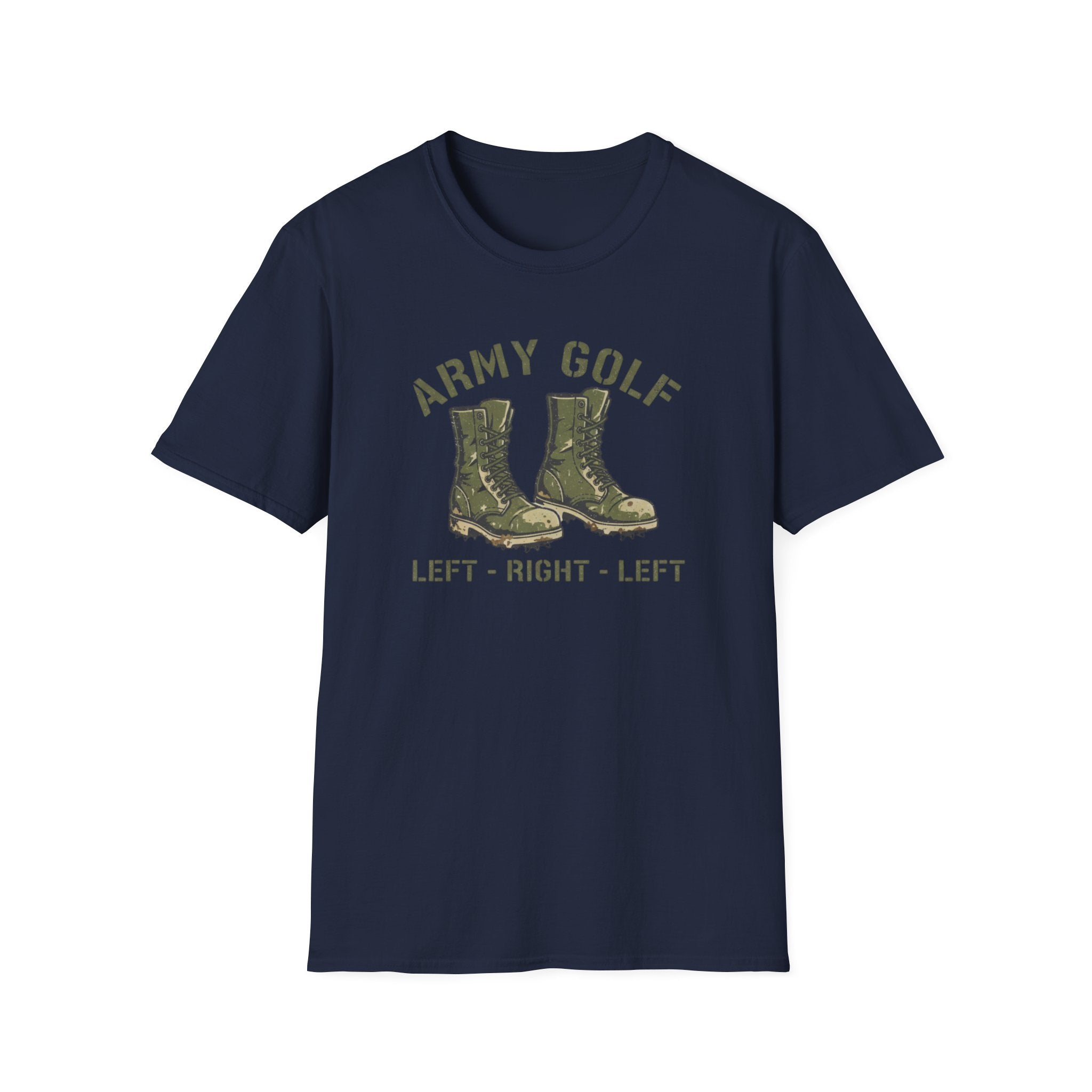 Army Golf T-Shirt — "Left · Right · Left"