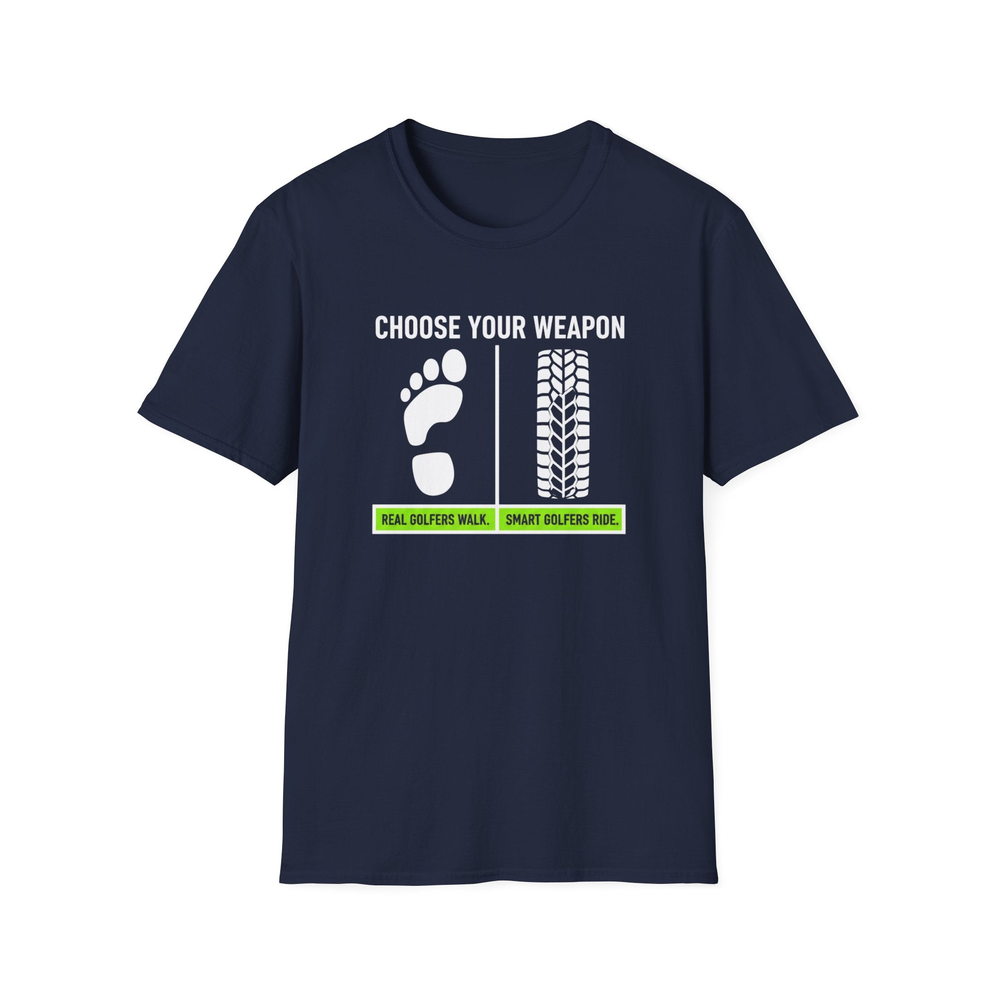 Choose Your Weapon Golf T-Shirt