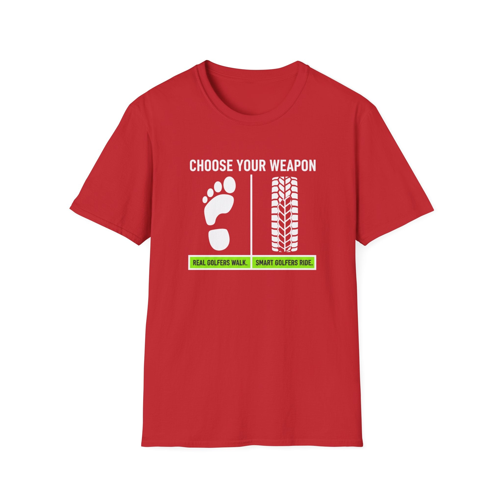 Choose Your Weapon Golf T-Shirt
