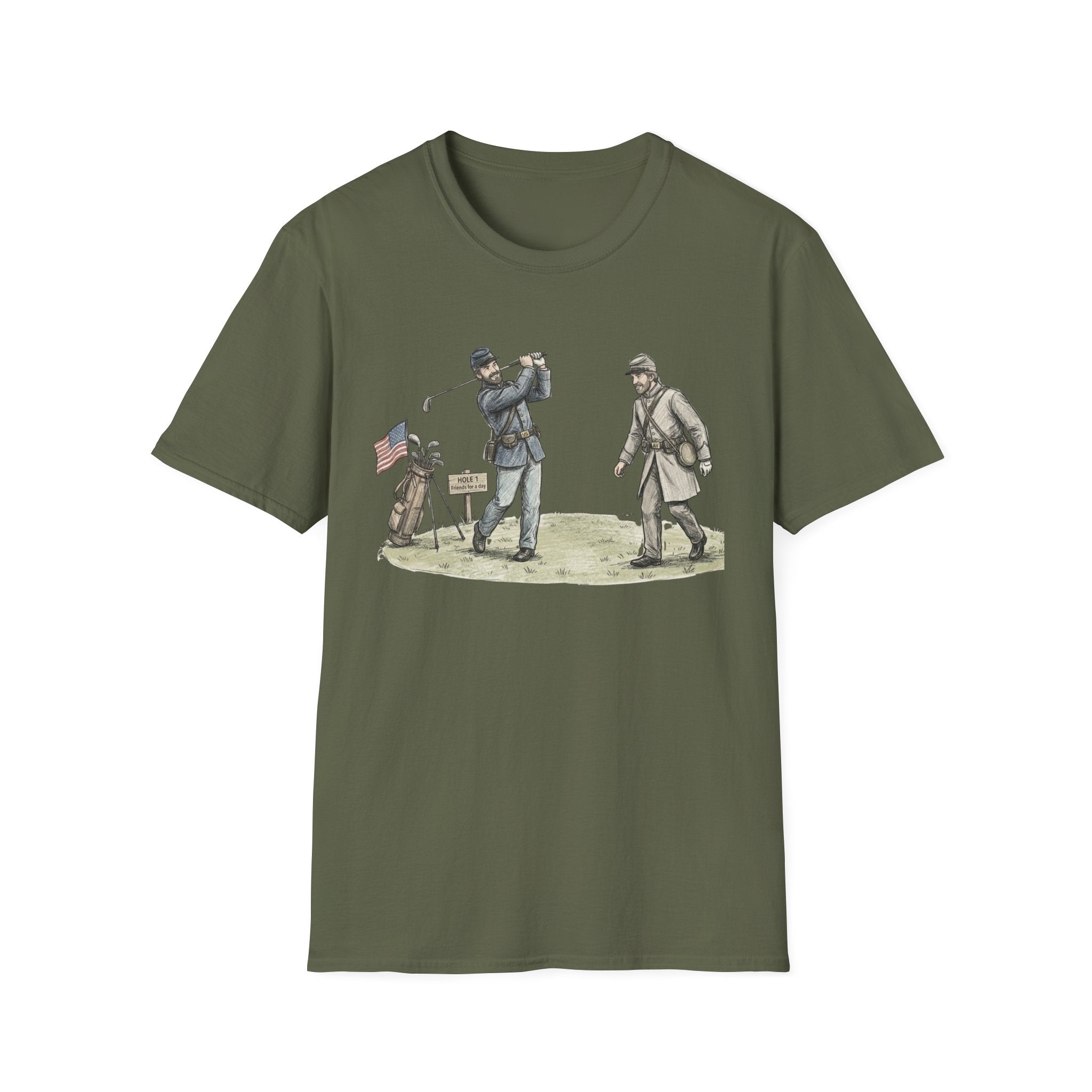 Civil War Golf T-Shirt