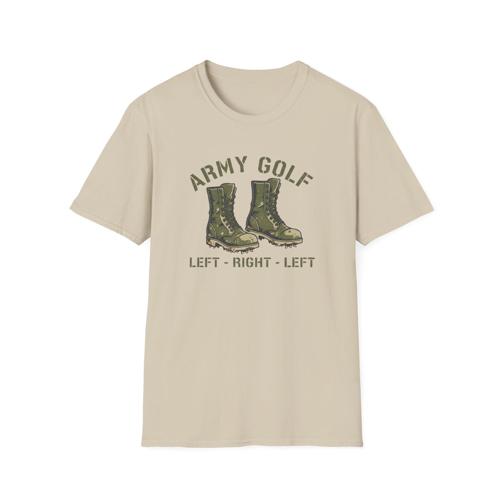 Army Golf T-Shirt — "Left · Right · Left"