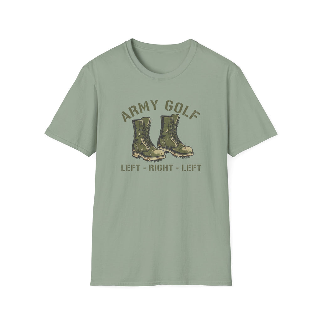 Army Golf T-Shirt — "Left · Right · Left"