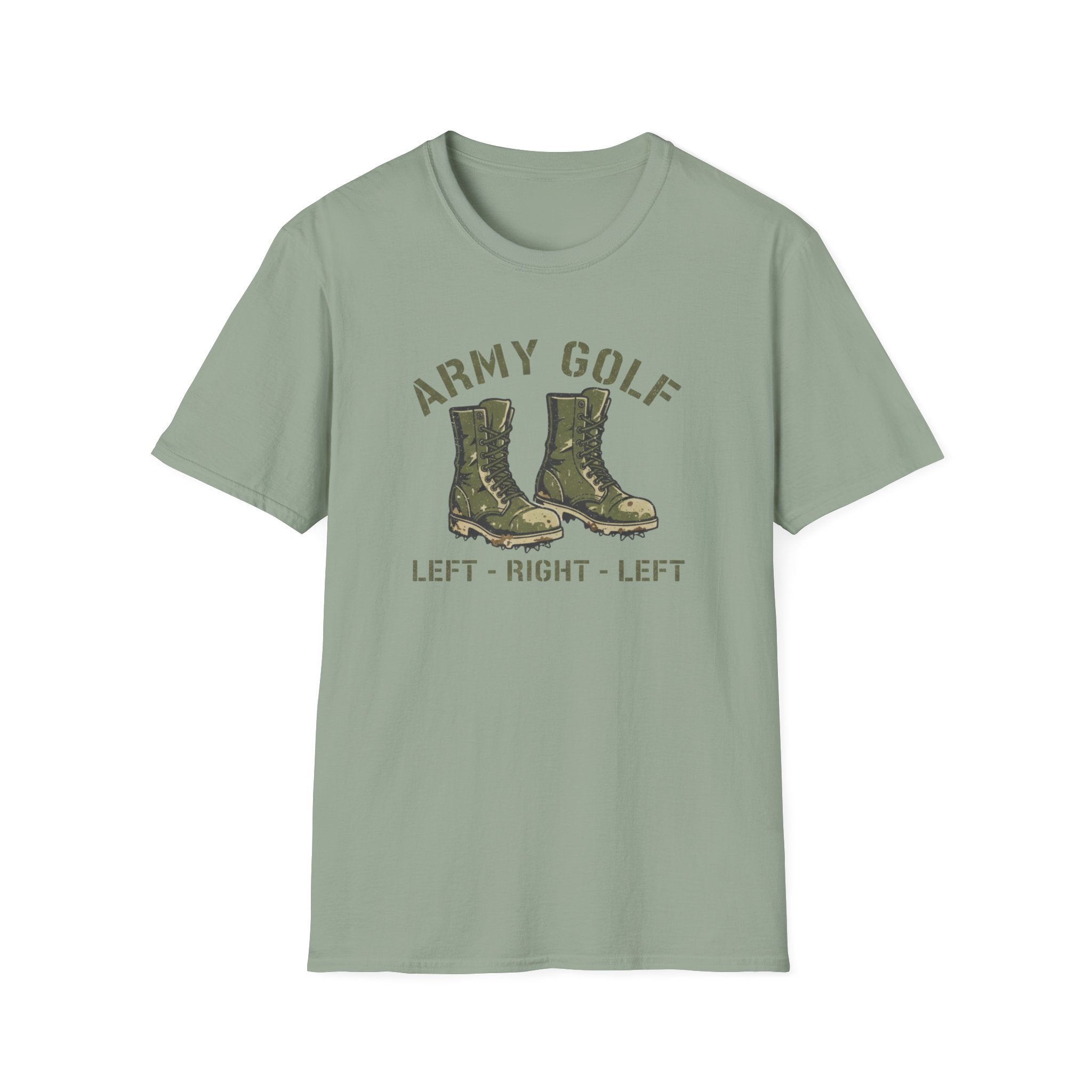 Army Golf T-Shirt — "Left · Right · Left"