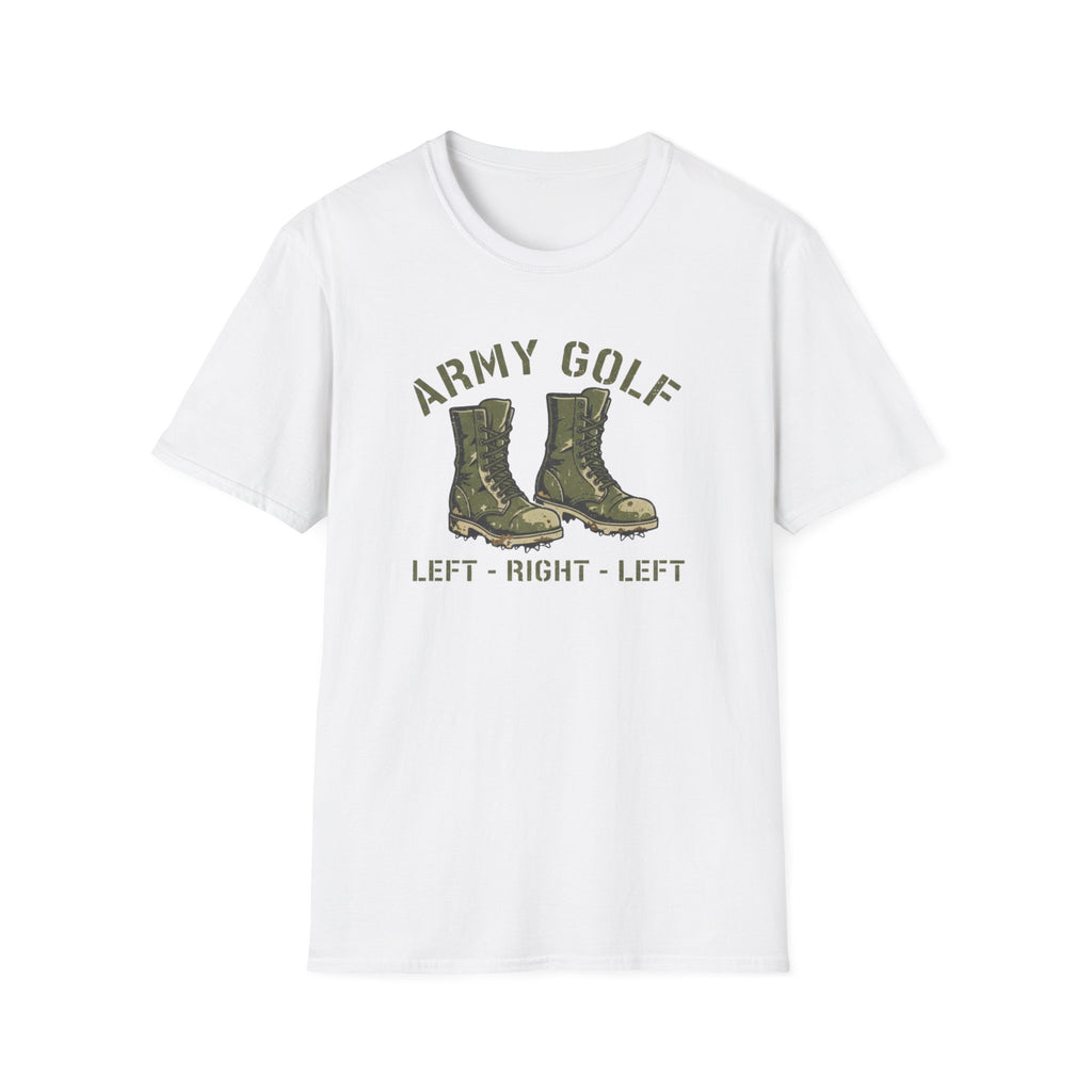 Army Golf T-Shirt — "Left · Right · Left"